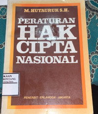 Image of PERATURAN HAK CIPTA NASIONAL